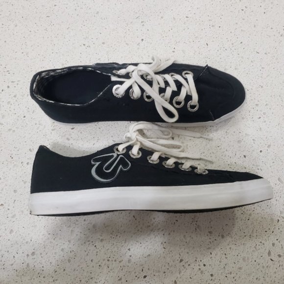 True religion lace up sneakers womens 8.5 - Picture 1 of 6